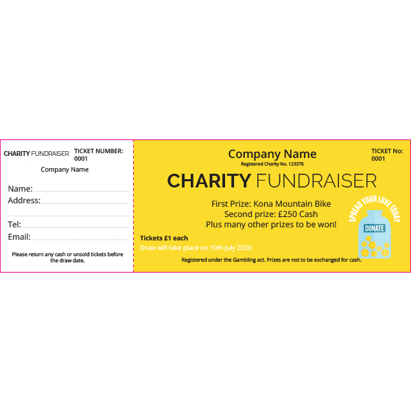Charity Raffle Ticket 2 (Colour)