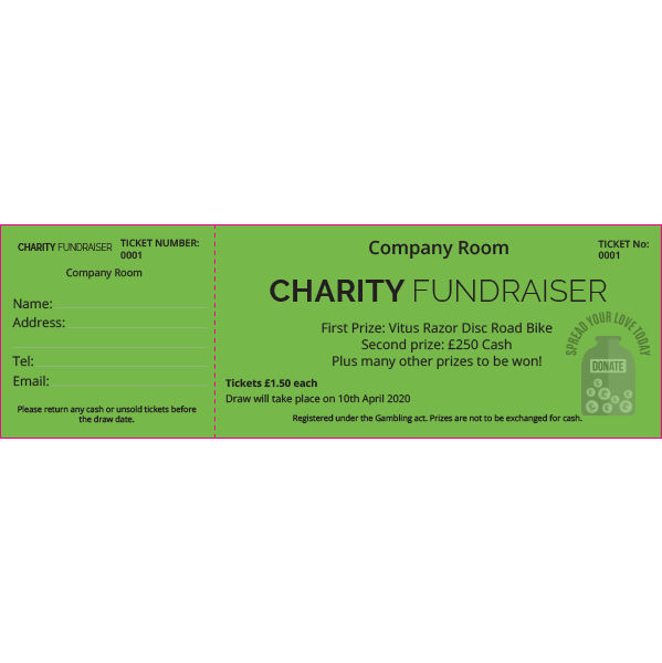 Charity Raffle 2 (Coloured Paper)