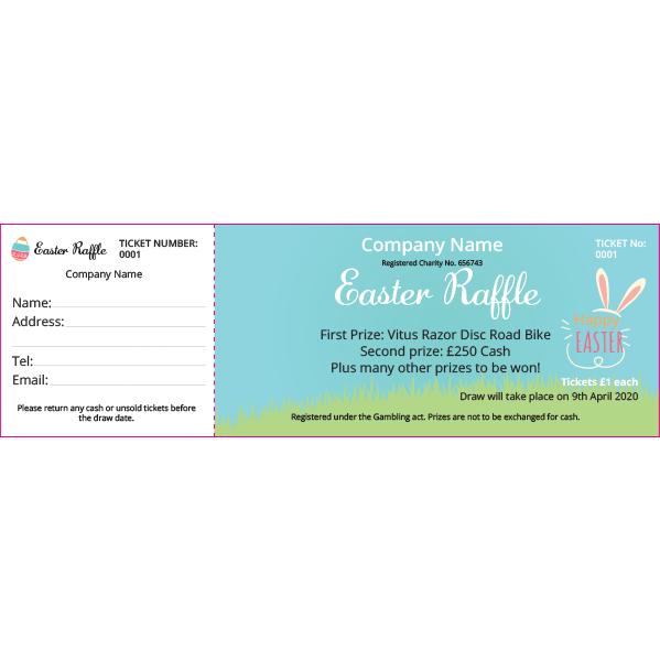 Easter Raffle Ticket (Colour)