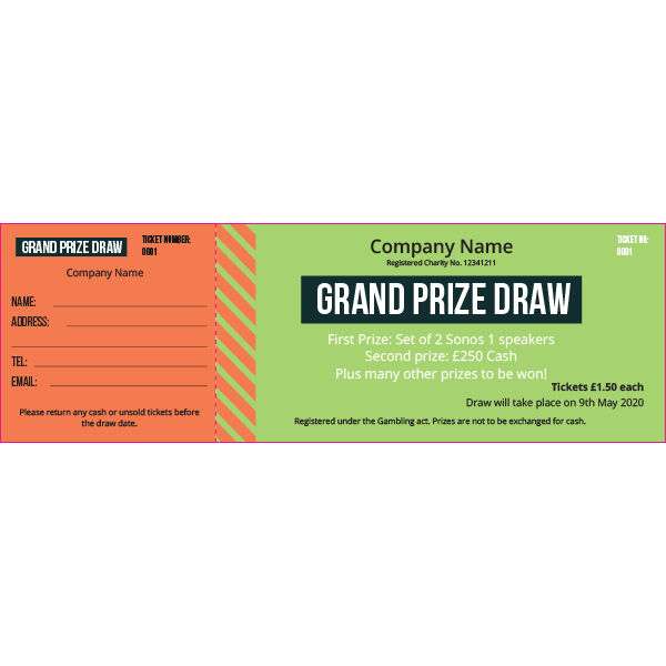 General Raffle Ticket (Colour)