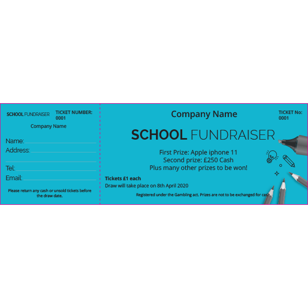 School Fundraiser (Coloured Paper)