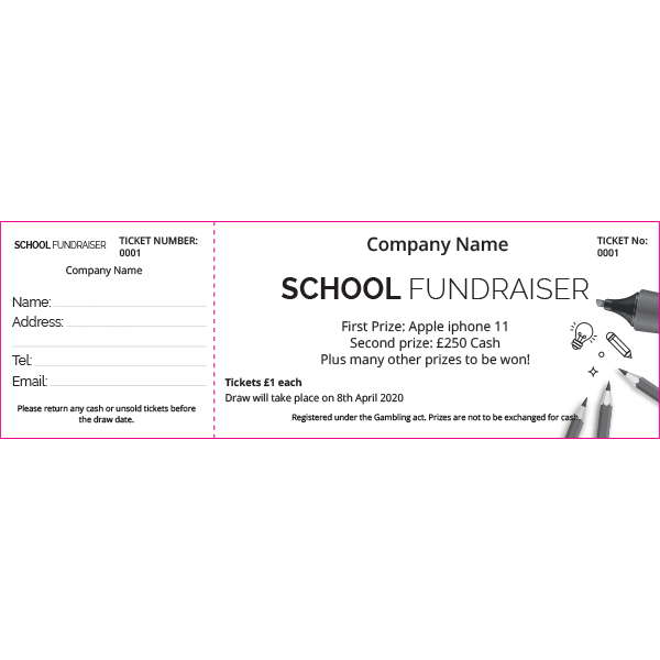 School Fundraiser (Black & White)